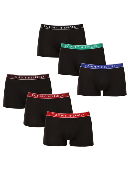 Tommy Hilfiger Set de șase - boxeri bărbați Tommy Hilfiger negri