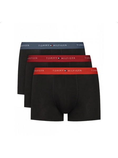 Tommy Hilfiger Set de trei - boxeri bărbați Tommy Hilfiger negri mărime mare