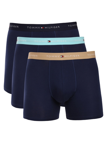 Tommy Hilfiger Set de trei - boxeri bărbați Tommy Hilfiger albastru închis