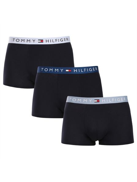 Tommy Hilfiger Set de trei - boxeri bărbați Tommy Hilfiger albastru închis