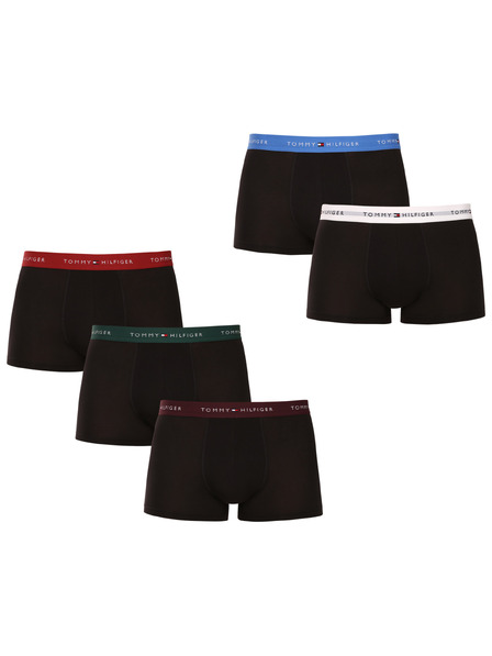 Tommy Hilfiger Set de cinci - boxeri bărbați Tommy Hilfiger negri