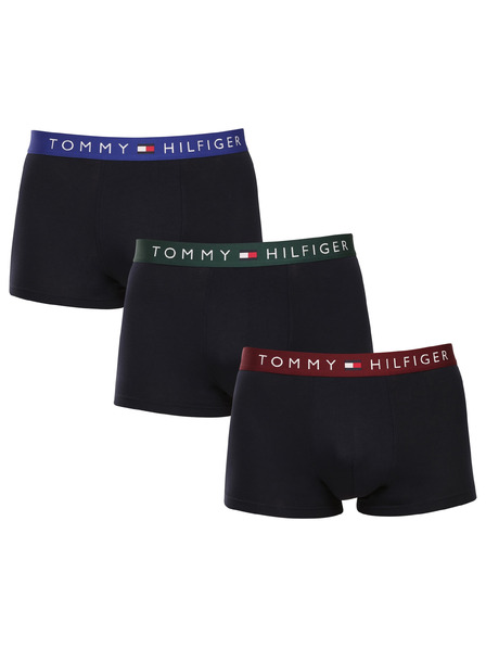 Tommy Hilfiger Set de trei - boxeri bărbați Tommy Hilfiger albastru închis