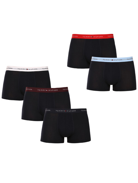 Tommy Hilfiger Set de cinci - boxeri bărbați Tommy Hilfiger negri