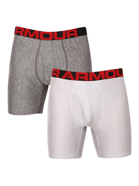 Under Armour Set de doi - boxeri bărbătești Under Armour gri