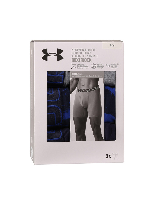 Under Armour Set de trei - boxeri bărbați Under Armour multicolor