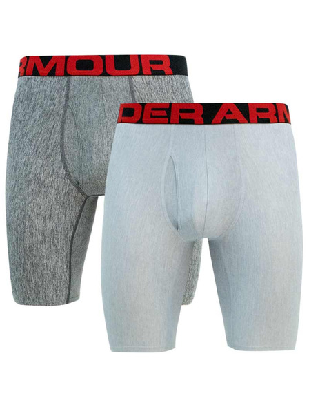 Under Armour Set de doi - boxeri bărbătești Under Armour gri