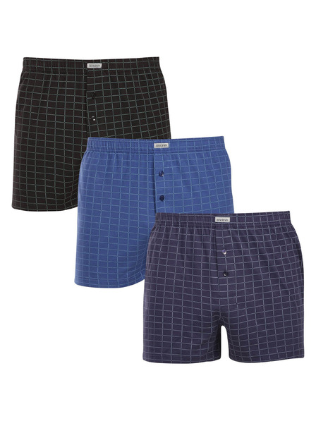 andrie Set de trei - boxeri bărbătești Andrie multicolor