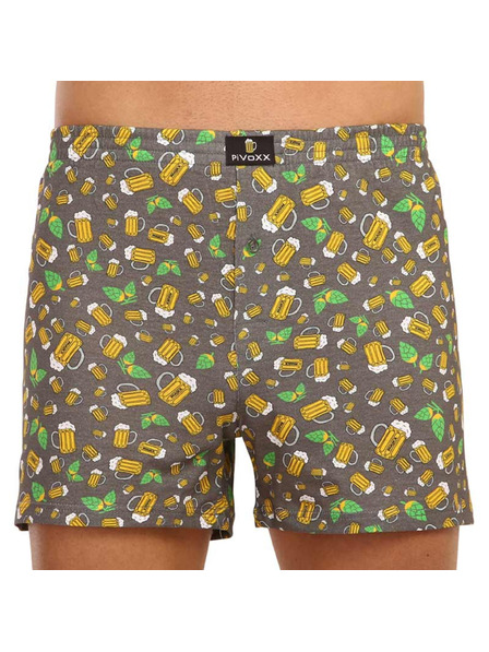 VoXX Boxeri bărbătești VoXX multicolor (Karlos - bere mică/gri)