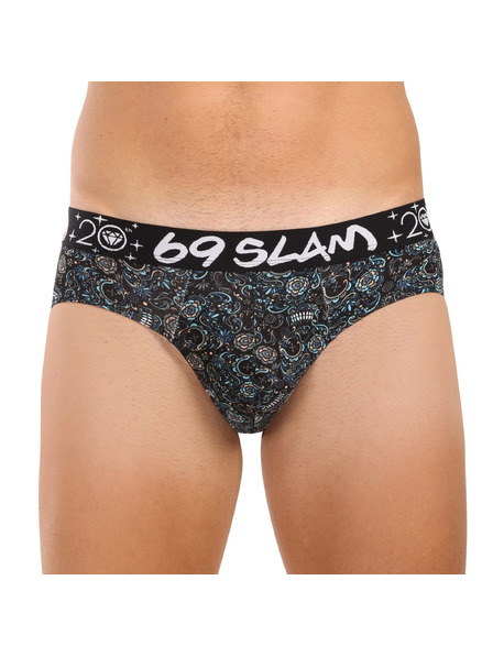 69slam Boxeri bărbătești 69SLAM Andreas hip bamboo SKULLER