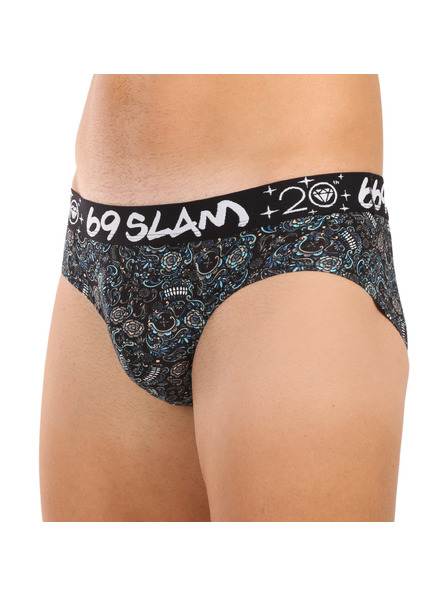 69slam Boxeri bărbătești 69SLAM Andreas hip bamboo SKULLER