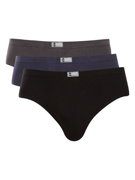 andrie Set de trei - boxeri bărbătești Andrie multicolor
