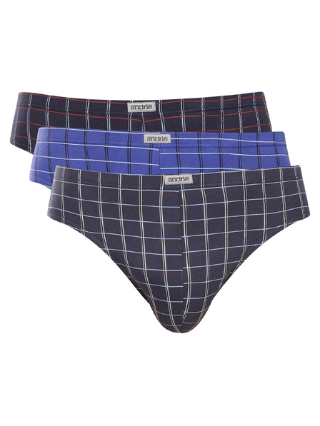 andrie Set de trei - boxeri bărbătești Andrie multicolor