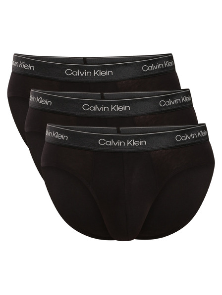 Calvin Klein Set de trei - slip pentru bărbați Calvin Klein negru