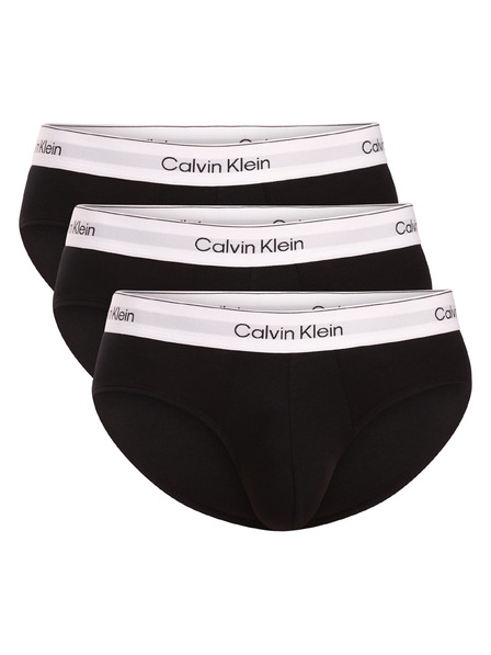 Calvin Klein Set de trei - slip pentru bărbați Calvin Klein negru