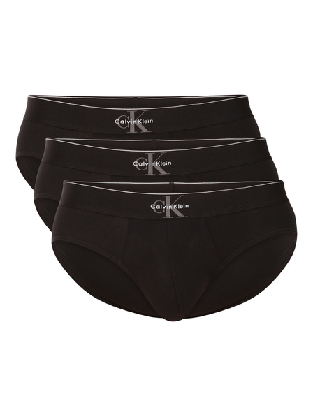 Calvin Klein Set de trei - slip pentru bărbați Calvin Klein negru
