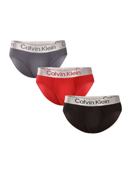 Calvin Klein Set de trei - slip pentru bărbați Calvin Klein multicolor