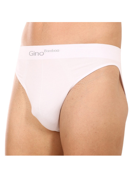 gino Slip pentru bărbați Gino din bambus alb