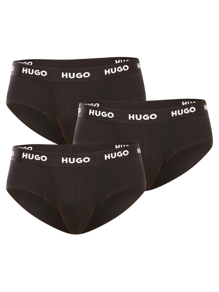 HUGO Set de trei - slip pentru bărbați HUGO negru