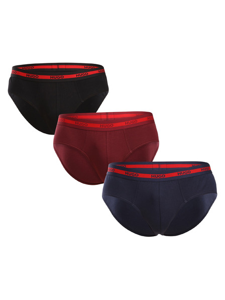 HUGO Set de trei - slip pentru bărbați HUGO multicolor