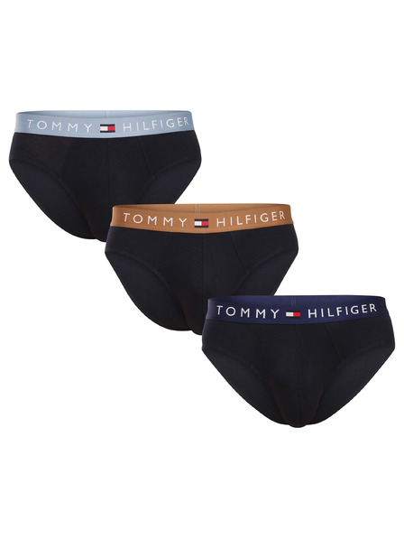 Tommy Hilfiger Set de trei - slip pentru bărbați Tommy Hilfiger albastru închis
