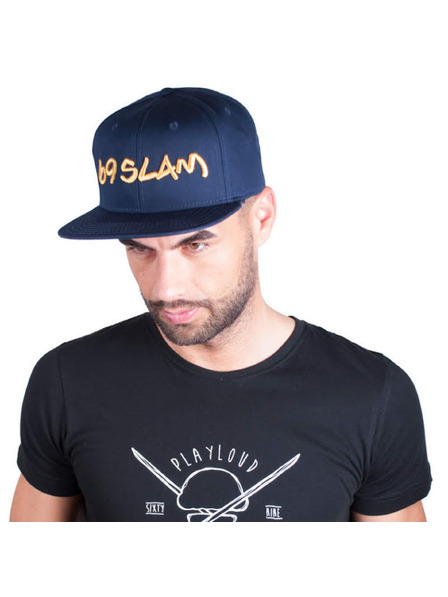 69slam Cozoroc 69SLAM logo - JP albastru închis cu inscripție aurie