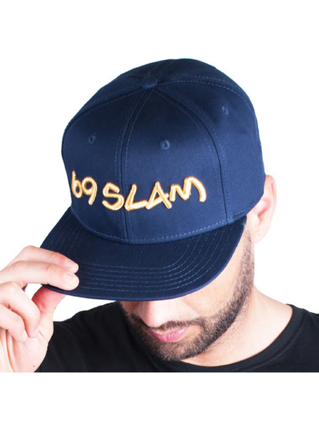 69slam Cozoroc 69SLAM logo - JP albastru închis cu inscripție aurie