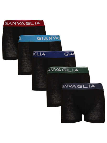 Gianvaglia Set de cinci - boxeri pentru copii Gianvaglia negri