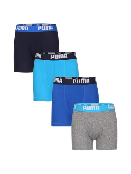 Puma Set de patru - boxeri băieți Puma multicolori