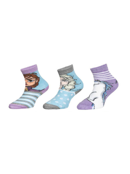 Trenýrkárna Set de trei - șosete pentru copii Disney Frozen multicolore