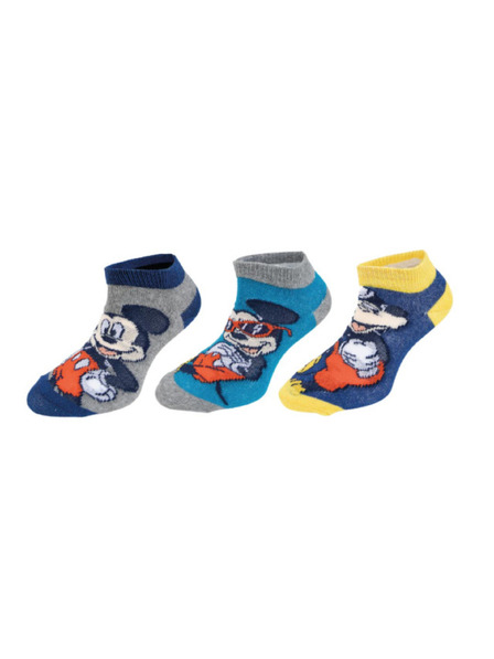 Trenýrkárna Set de trei - șosete pentru copii Mickey multicolore (38131/blue)