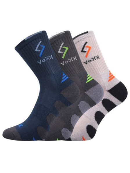 VoXX Set de trei - șosete pentru copii Voxx sport multicolore