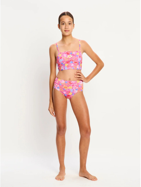 Modibodi Costum de baie menstrual pentru fete Modibodi Teen Swimwear Hi Waist Bikini Brief Super Tropicana Crush parte de jos