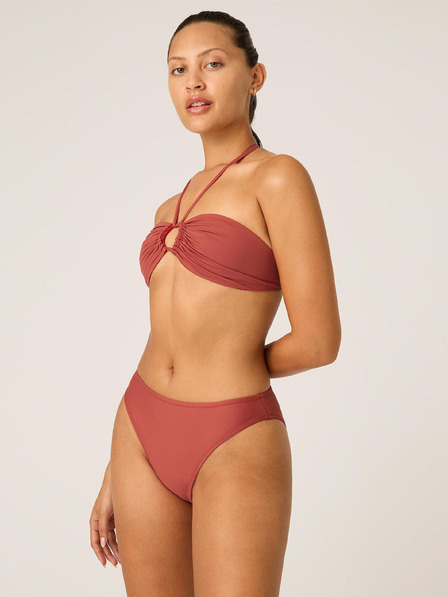 Modibodi Costum de baie menstrual Modibodi High Hi-Leg Cheeky Sahara Red parte de jos