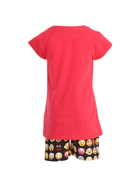 Cornette Pijama fete Cornette emotikoni (787/64)