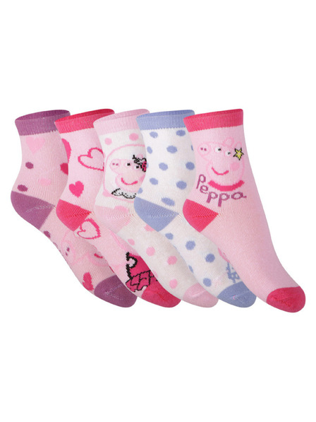 Cerdá Set cinci - șosete pentru copii Cerdá Peppa Pig multicolore