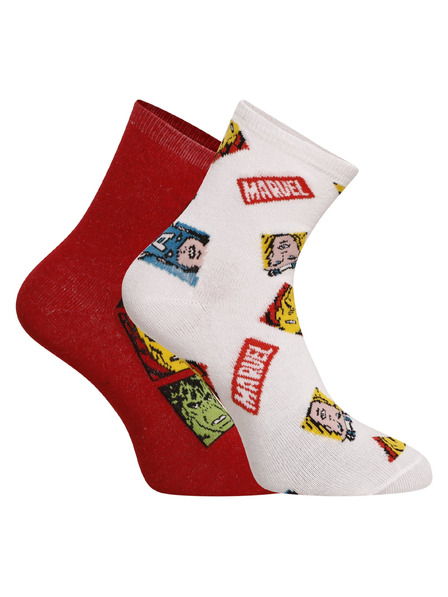 E plus M Set două - șosete pentru copii E plus M Marvel multicolore