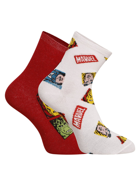 E plus M Set două - șosete pentru copii E plus M Marvel multicolore