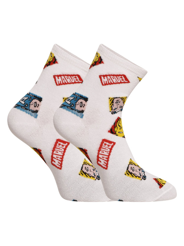 E plus M Set două - șosete pentru copii E plus M Marvel multicolore