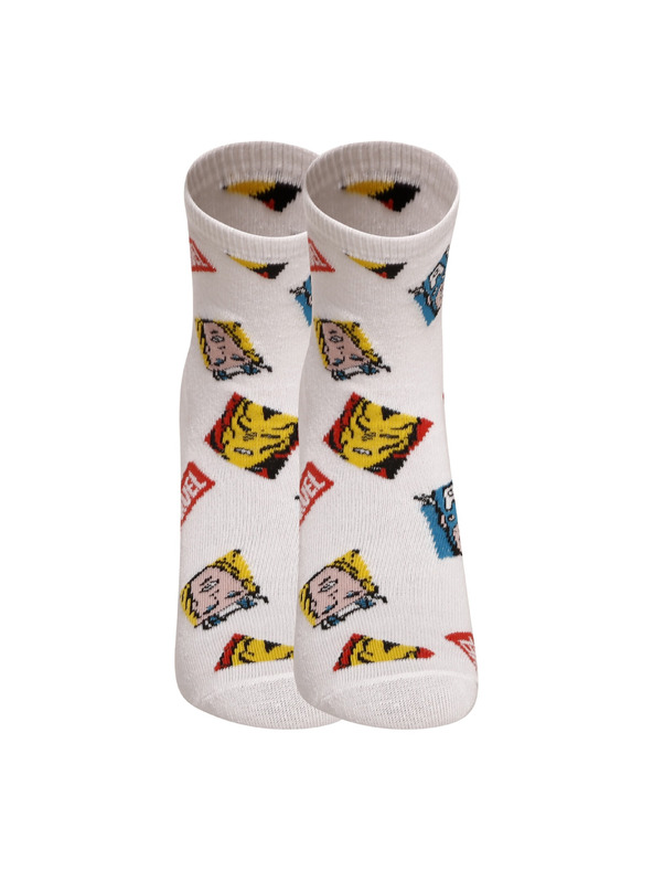 E plus M Set două - șosete pentru copii E plus M Marvel multicolore
