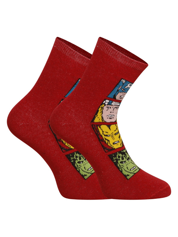 E plus M Set două - șosete pentru copii E plus M Marvel multicolore