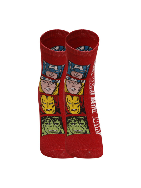 E plus M Set două - șosete pentru copii E plus M Marvel multicolore