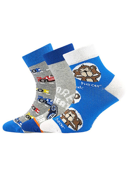 Lonka Set de trei - șosete pentru copii Lonka multicolore
