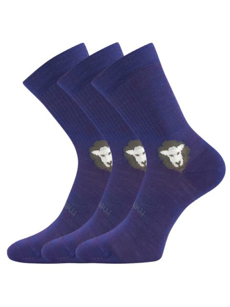 VoXX Set de trei - șosete pentru copii Voxx merino violet