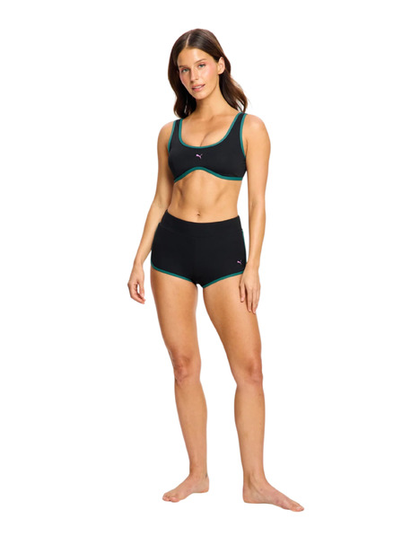 Modibodi Costum de baie PUMA & Modibodi Scoop Bikini Top Black Orchid top