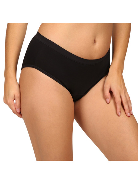 Love Luna Chiloți menstruali Love Luna negri Cotton Midi Brief