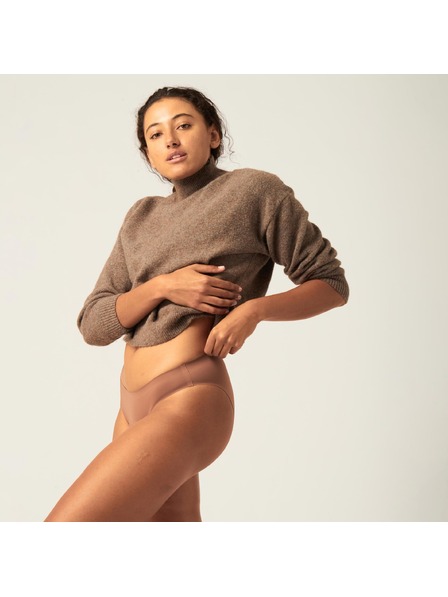 Modibodi Chiloți menstruali Modibodi Seamfree Bikini Moderate-Heavy Nutmeg