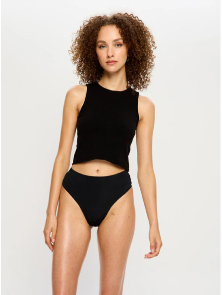 Modibodi Chiloți menstruali Modibodi Modicomfort Seamless Hi Waist Cheeky Moderate Black
