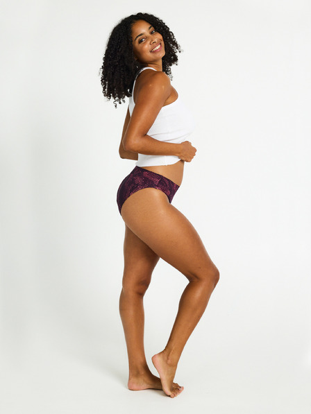 Modibodi Chiloți menstruali PUMA & Modibodi Seamfree Active Bikini Moderate-Heavy Flame Haze Pink