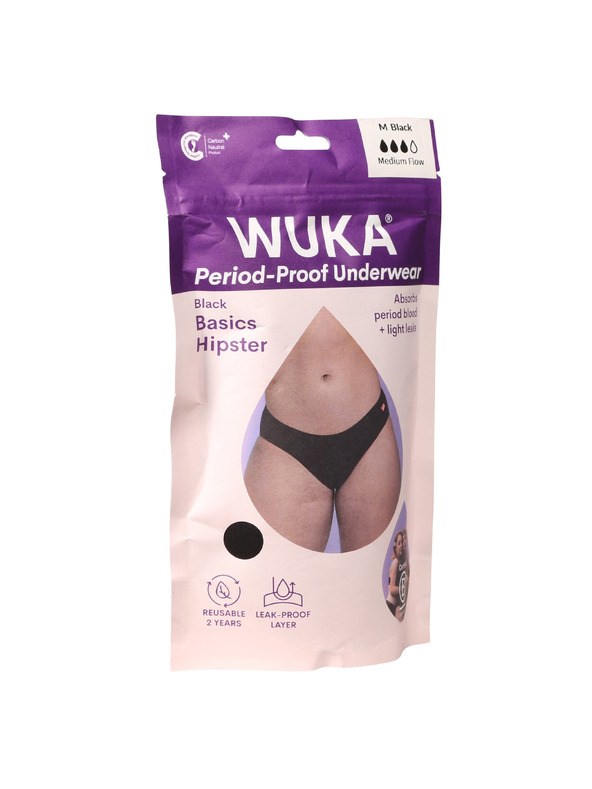 WUKA Chiloți menstruali WUKA Basics™ Hipster - Medium