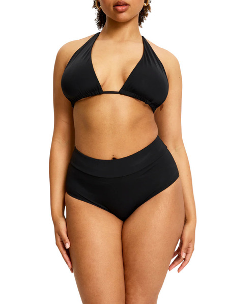 Modibodi Costum de baie menstrual Modibodi Hi-Waist Bikini Brief High negru slip
